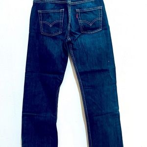 Levis 514 Straight Boy's Size 14 Reg Medium Blue Pockets Zip Closure SIZE 14REG